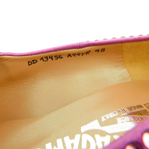 Unworn FERRAGAMO Degraded Lavender Crystal Pumps 7 - Picture 10 of 11